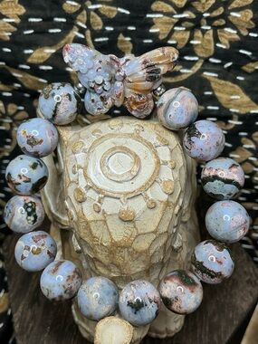 HQ Ocean Jasper 12mm with OJ Butterfly
